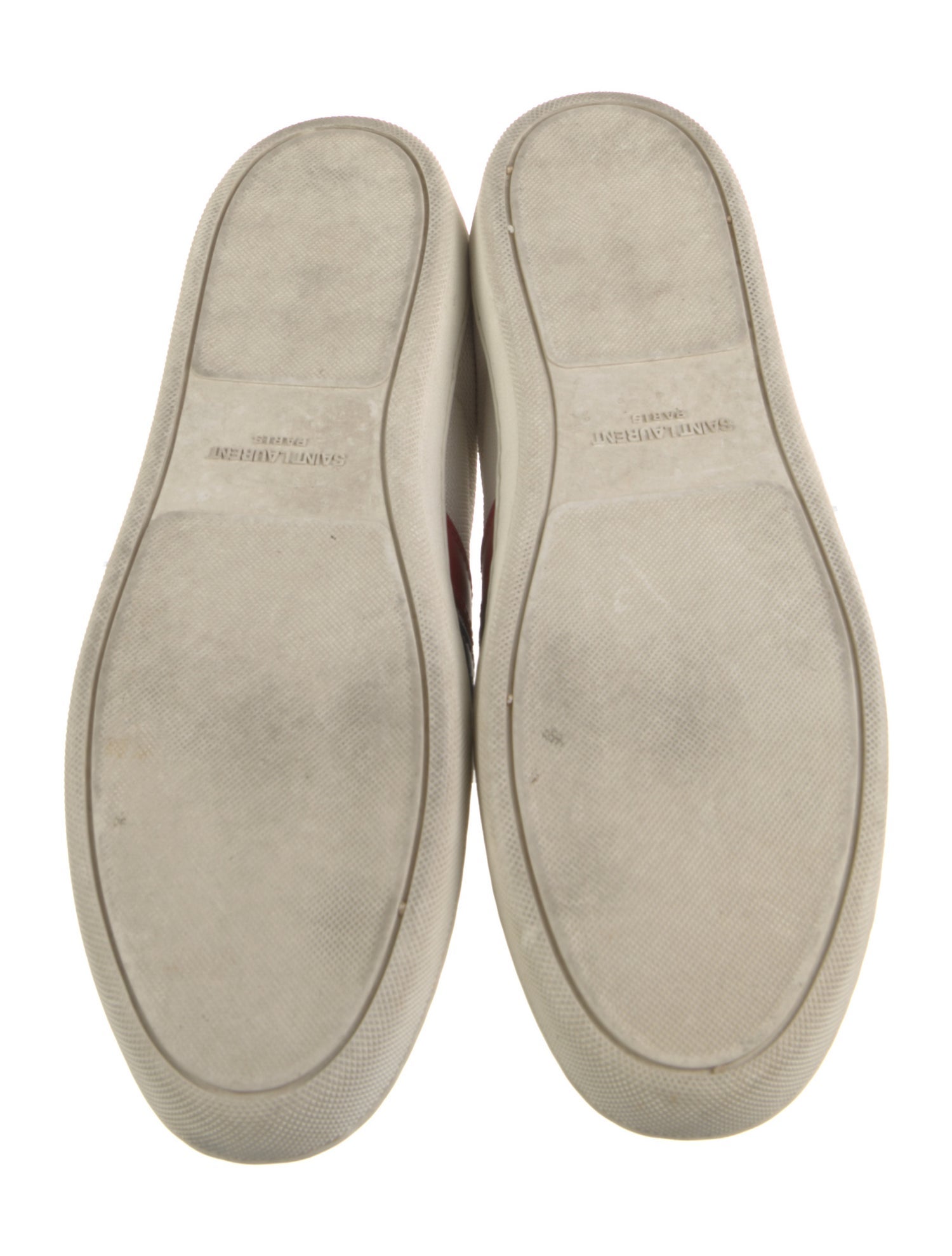 Saint Laurent Mesh Colorblock Pattern Sneakers